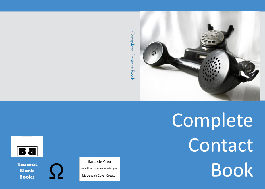 contact book cover