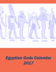 Egyptian Gods Calendar 2017 - Front Cover