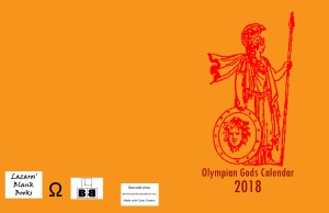 Olympian Gods Calendar 2018 - Full cover