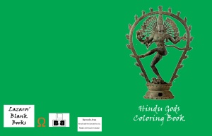 Hindu Gods Coloring Book - Full cover