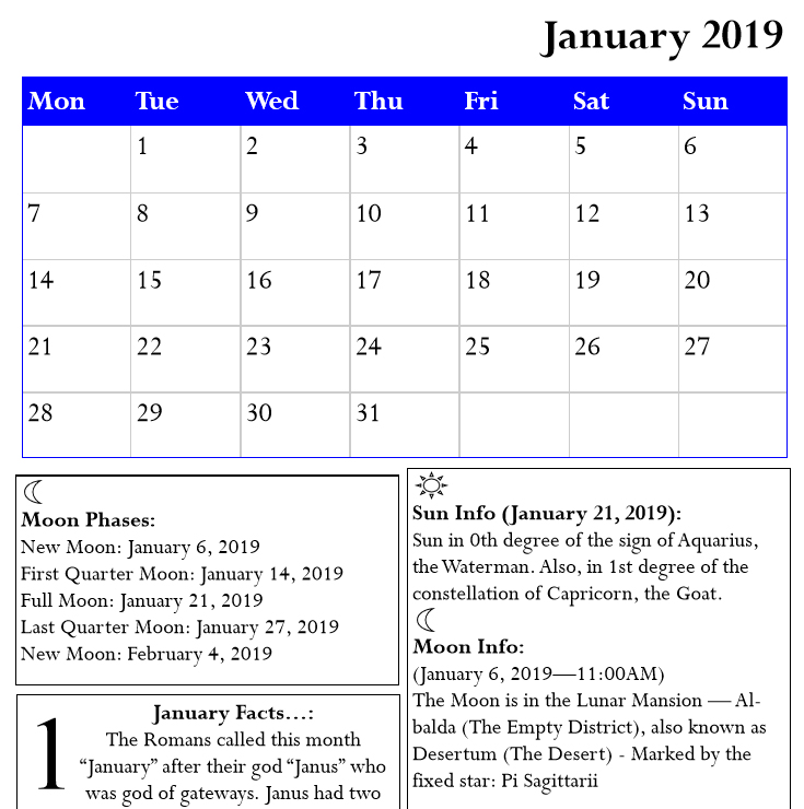 2019 Calendar & Daily Planner - Book Interior 5